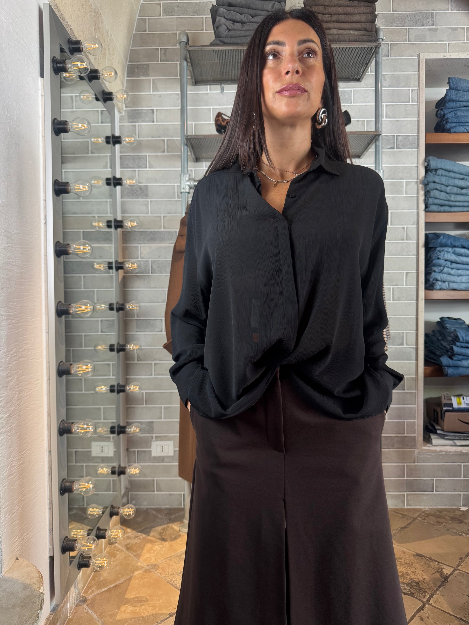 CAMICIA IN CREPE