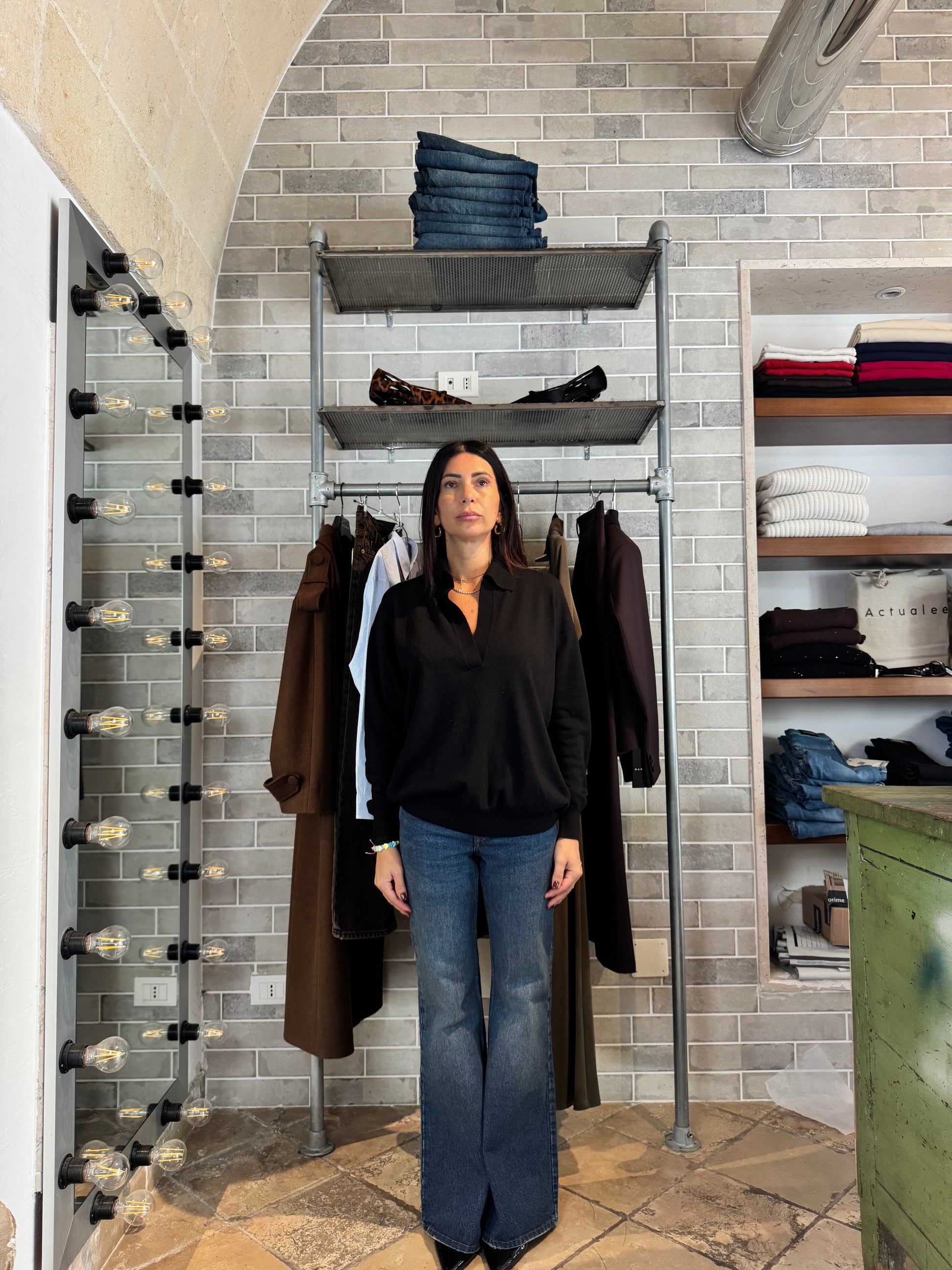 POLO MISTO CASHMERE