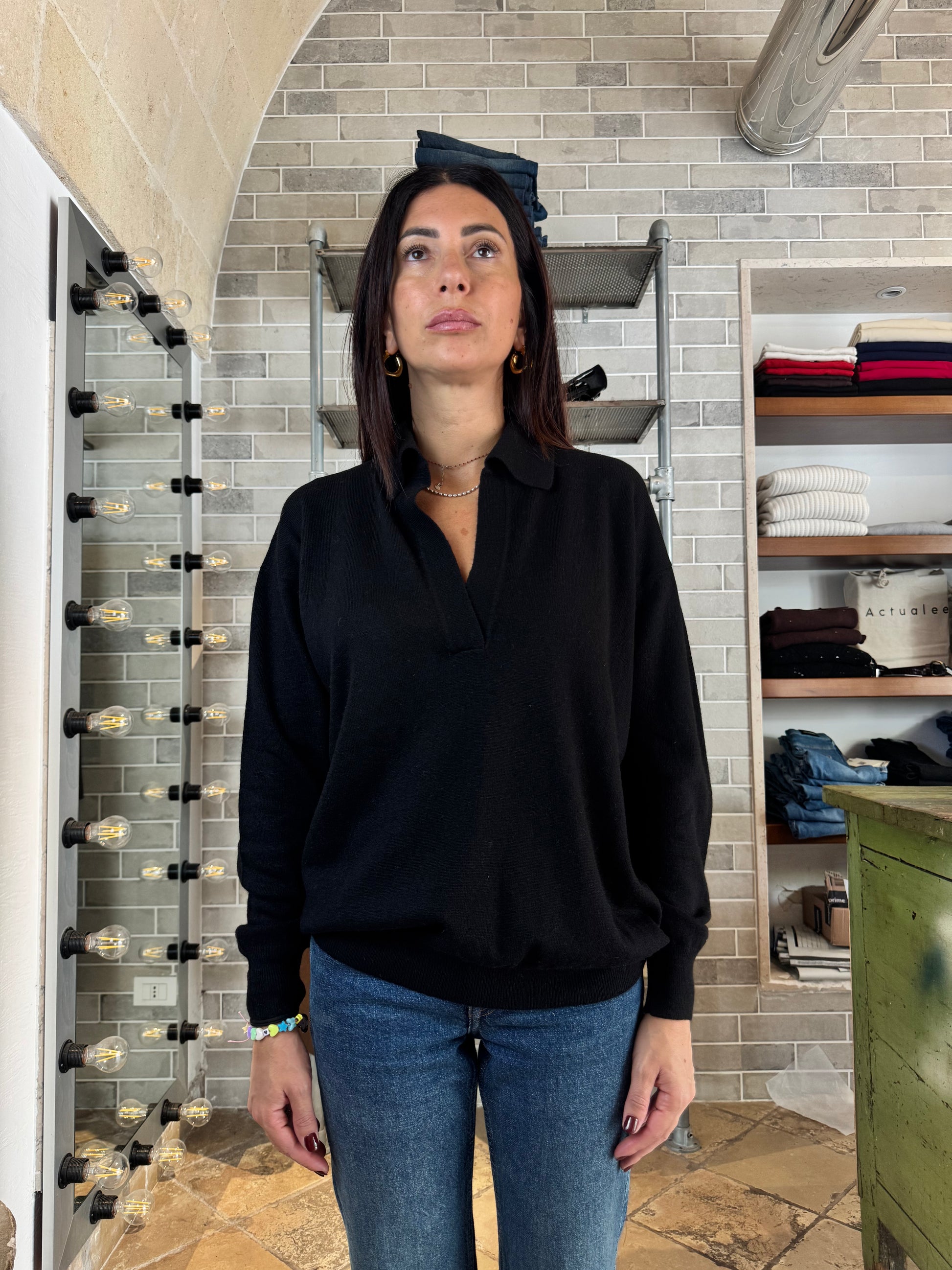 POLO MISTO CASHMERE