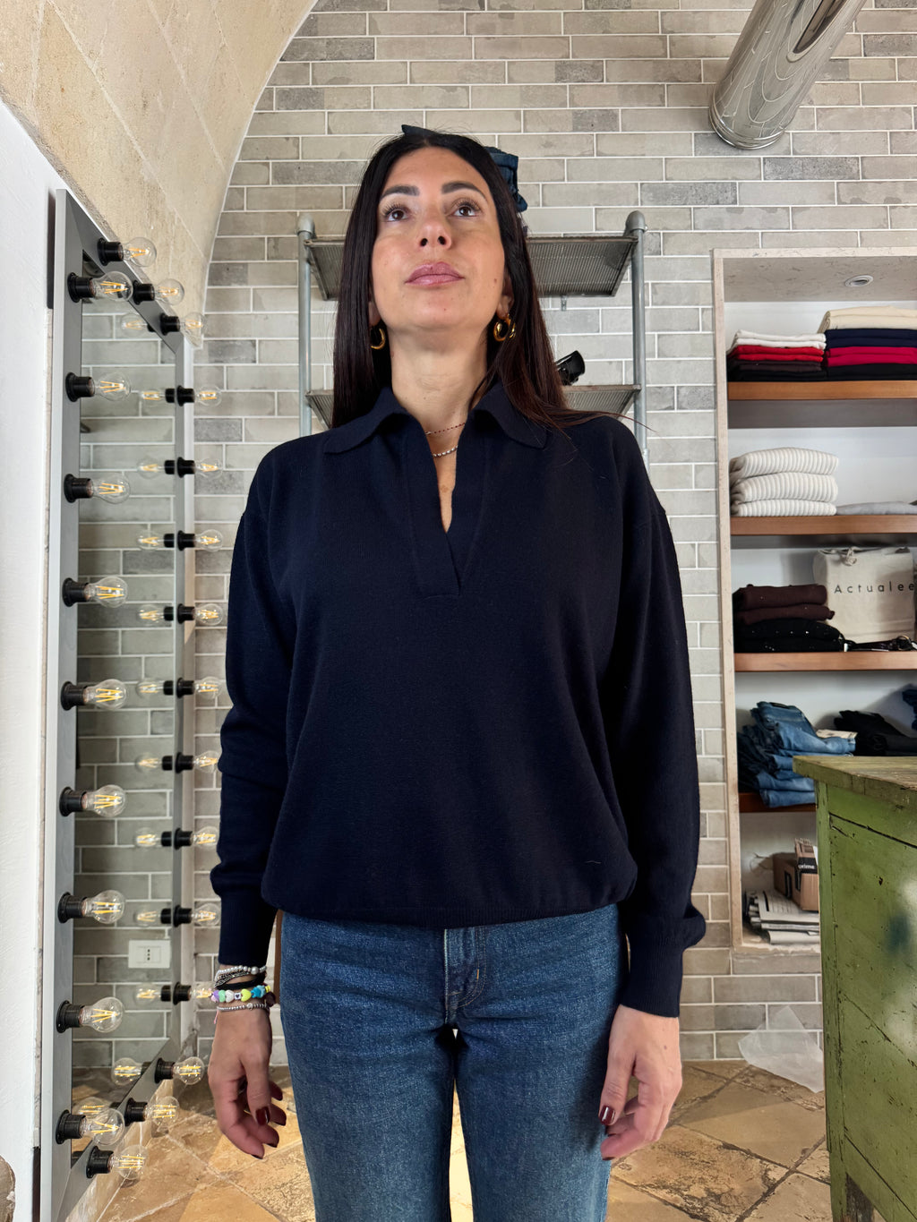 POLO MISTO CASHMERE