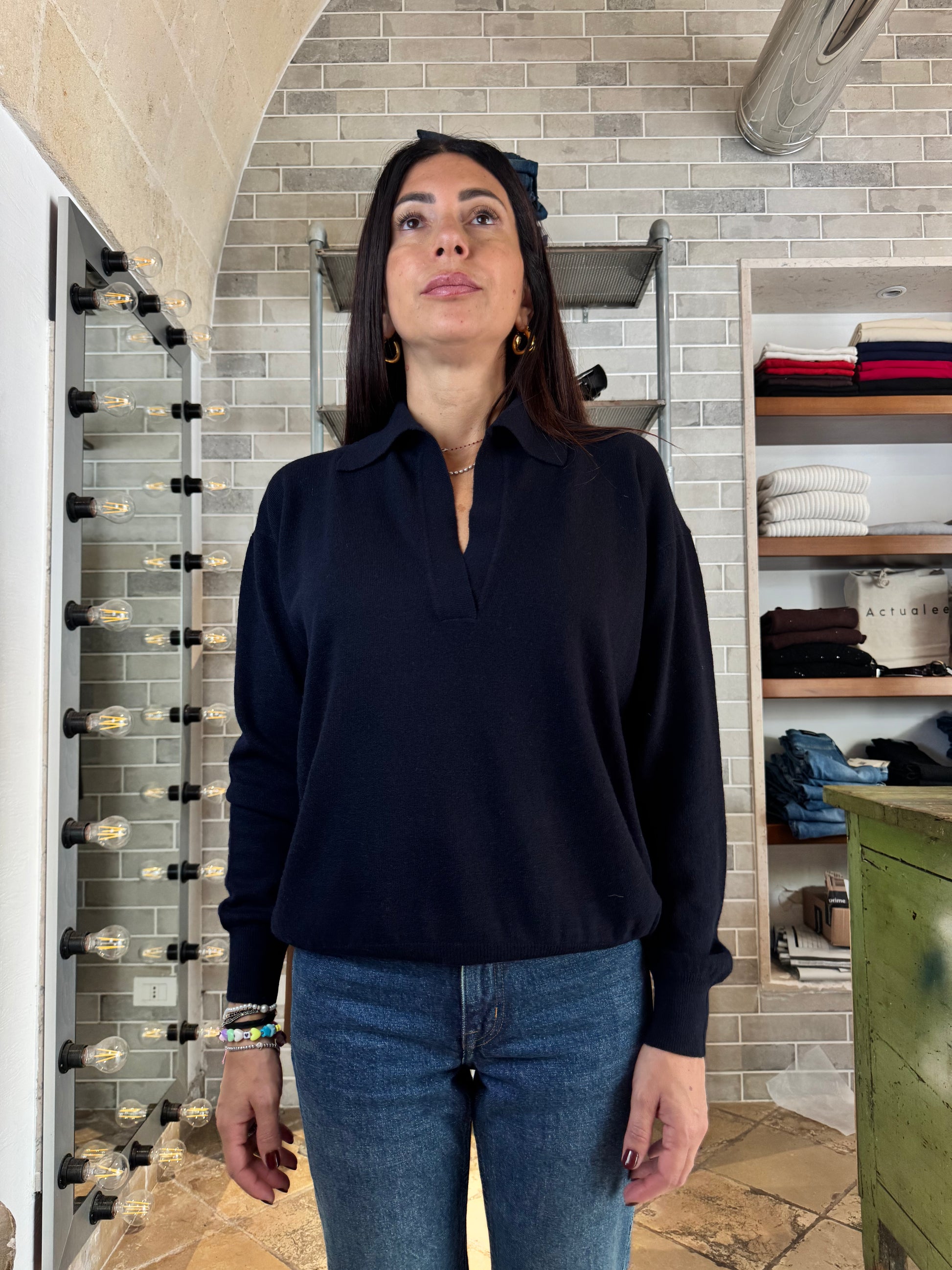 POLO MISTO CASHMERE
