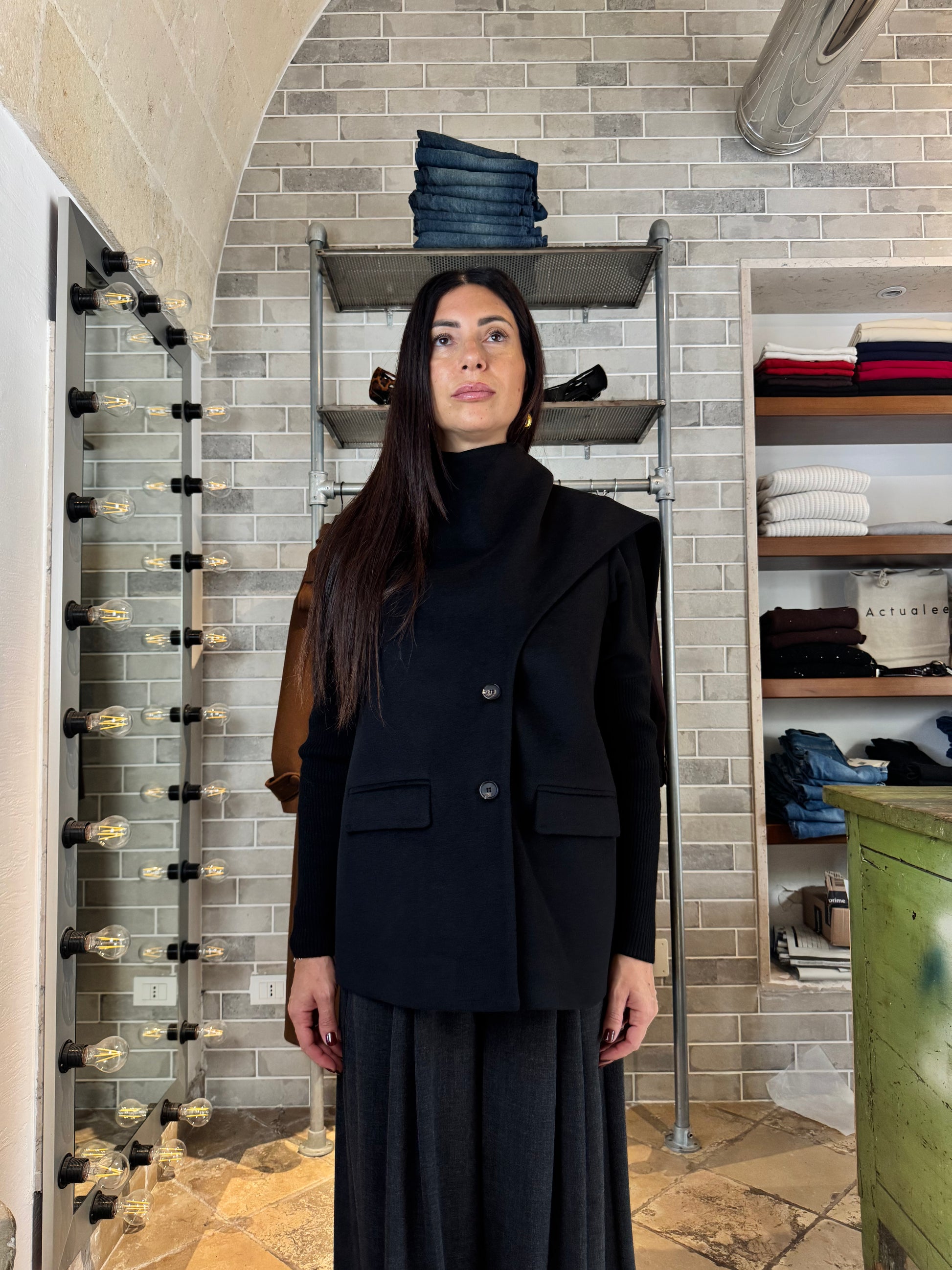 GILET CON SCIALLE