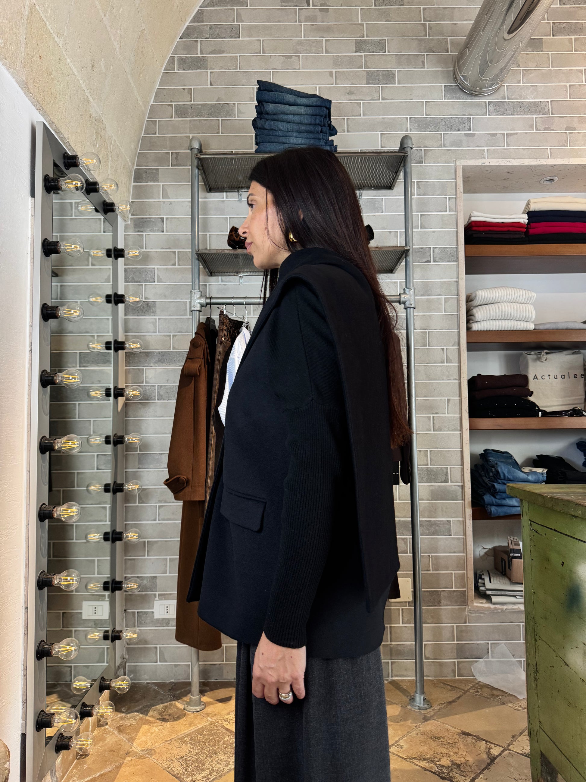 GILET CON SCIALLE