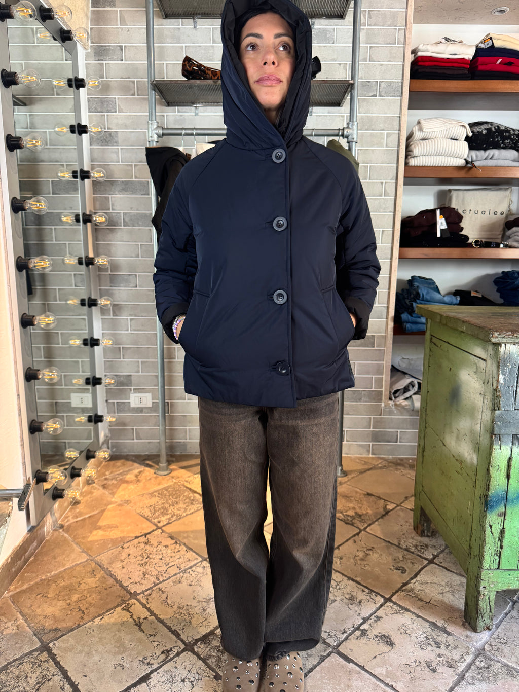 REVERSIBILE BLU NAVY NERO