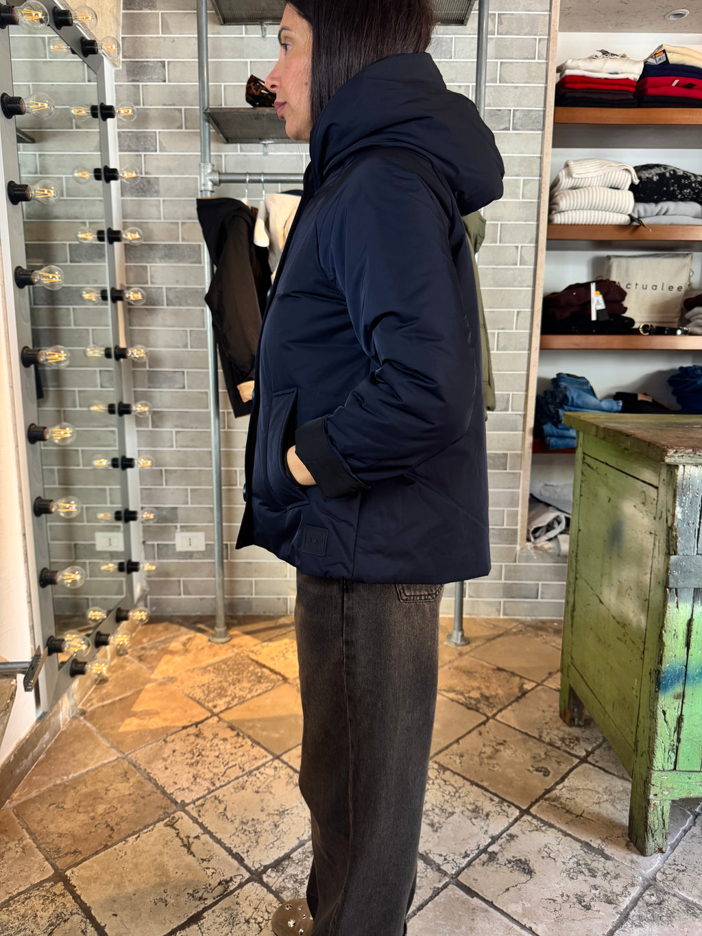 REVERSIBILE BLU NAVY NERO