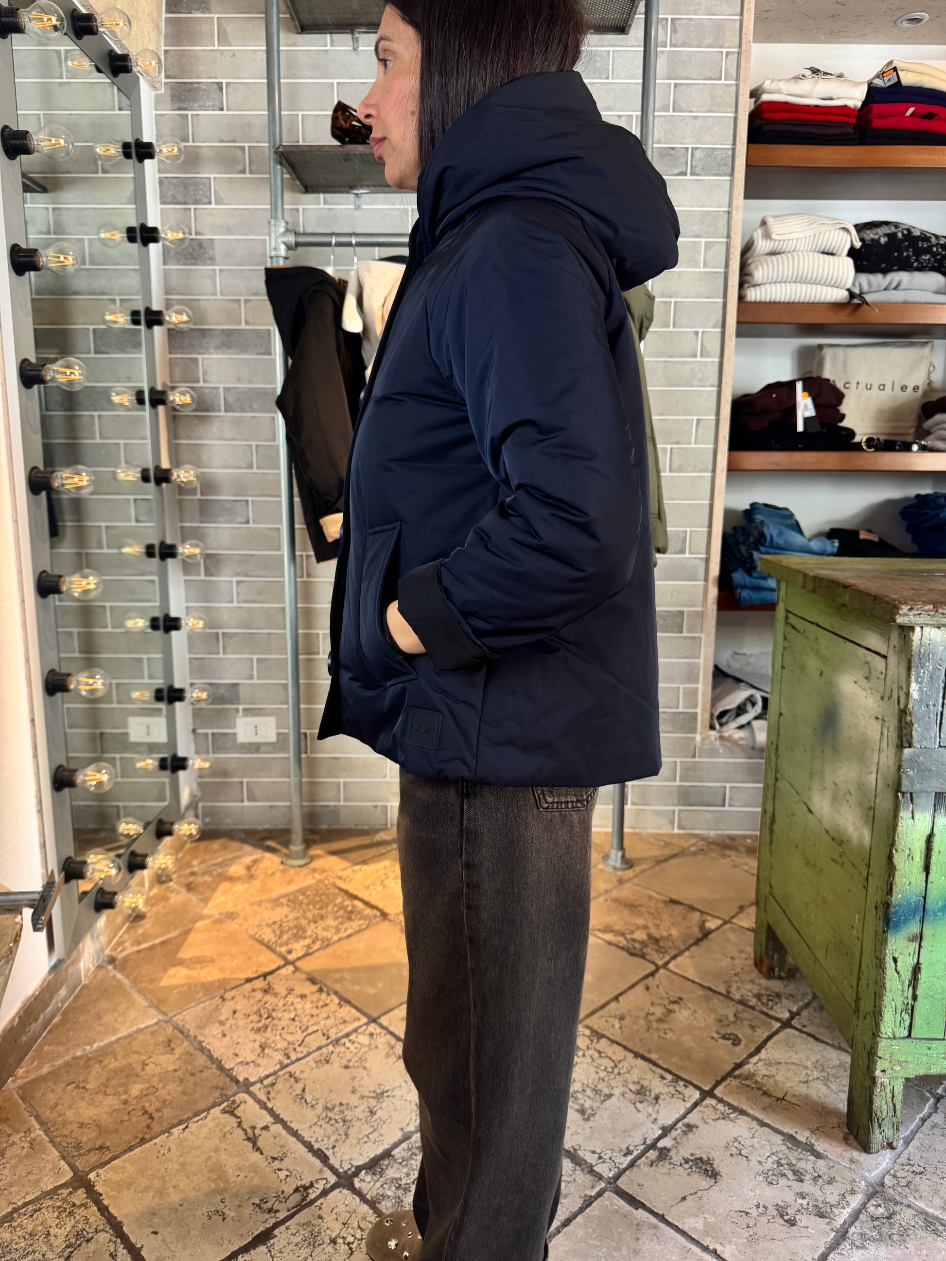 REVERSIBILE BLU NAVY NERO