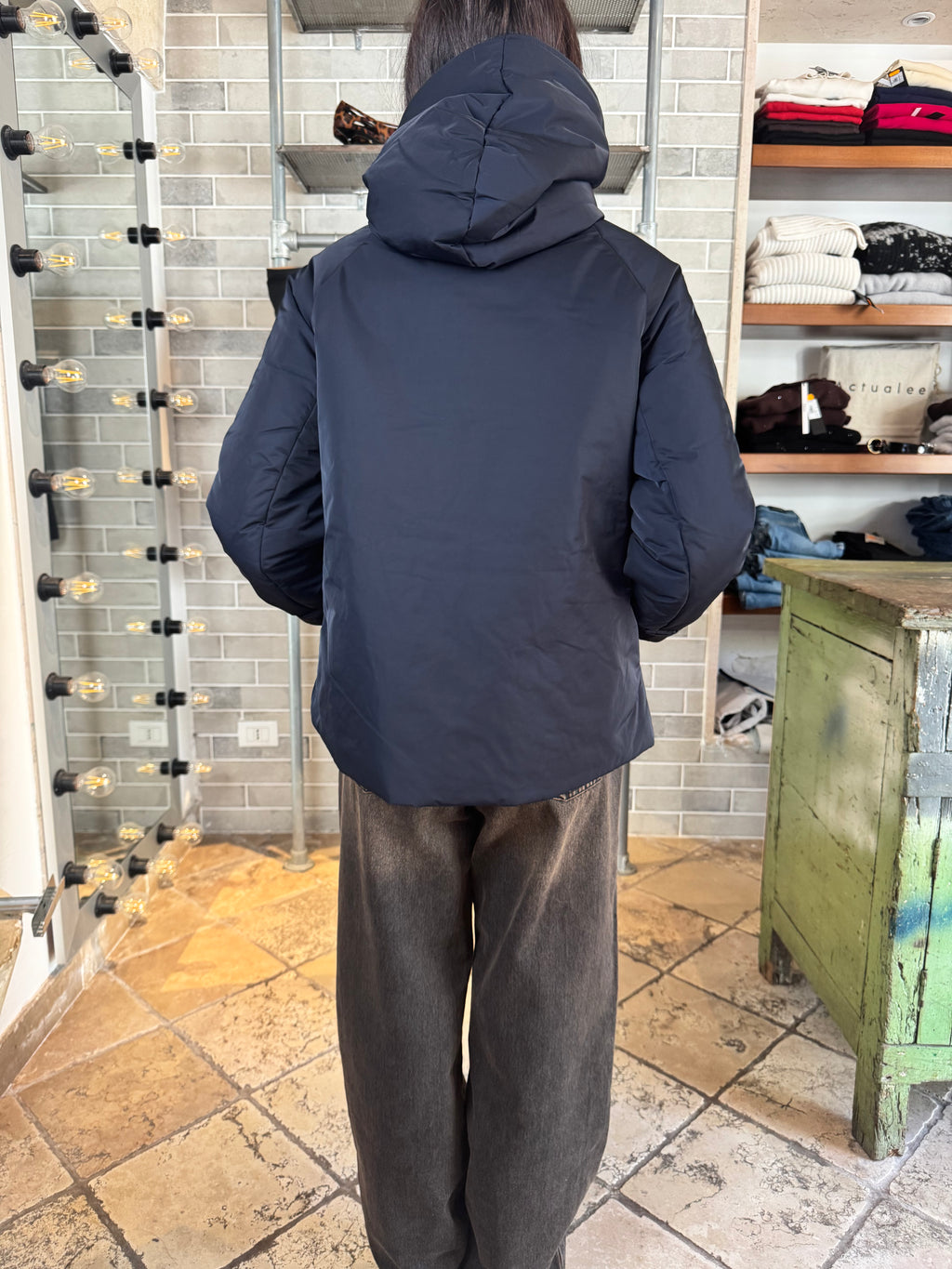 REVERSIBILE BLU NAVY NERO