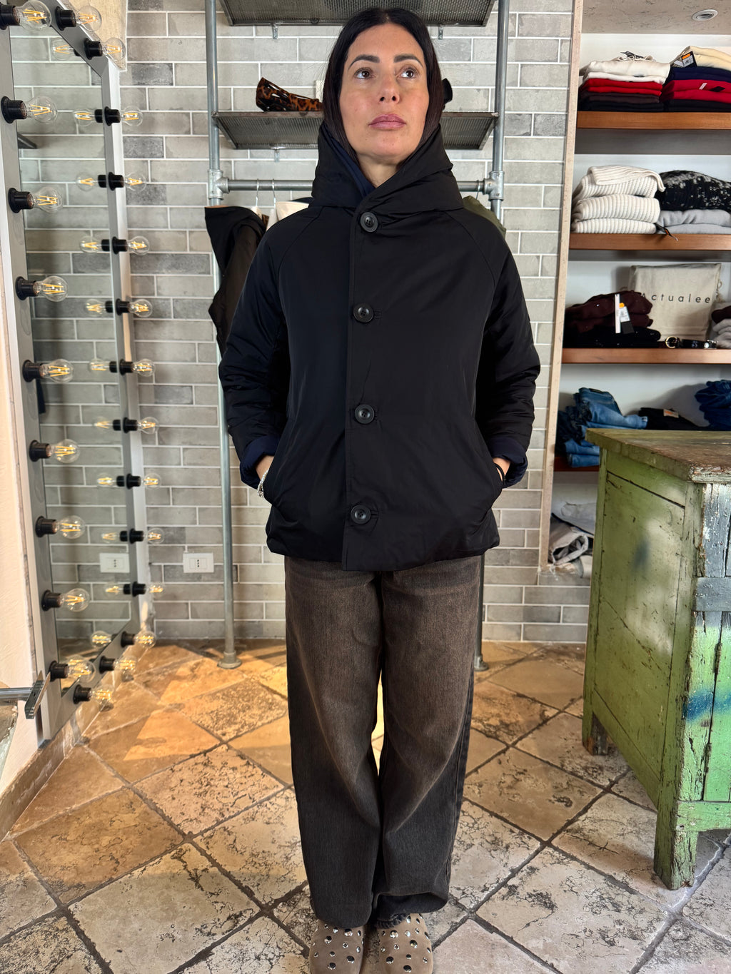 REVERSIBILE BLU NAVY NERO