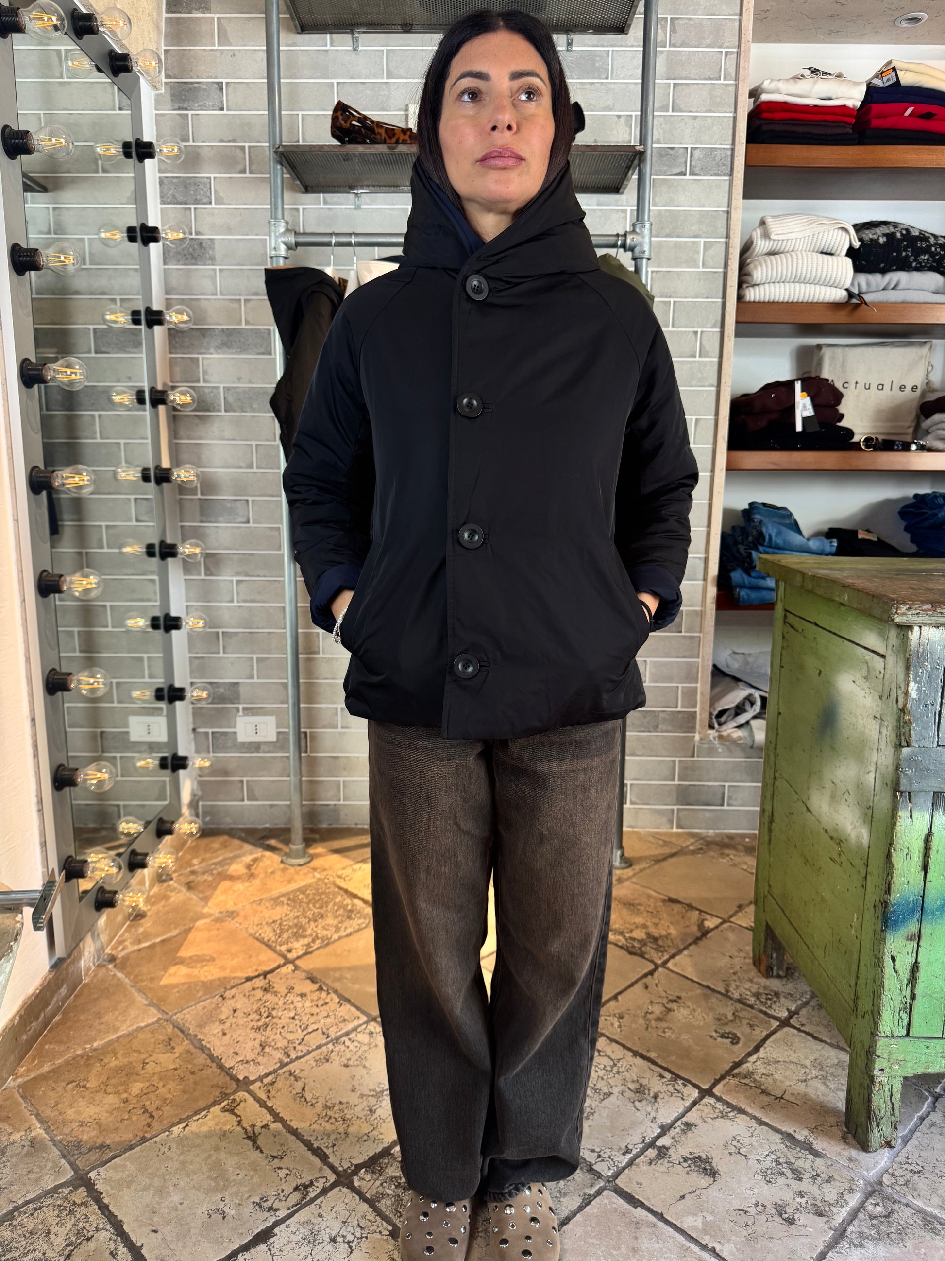 REVERSIBILE BLU NAVY NERO