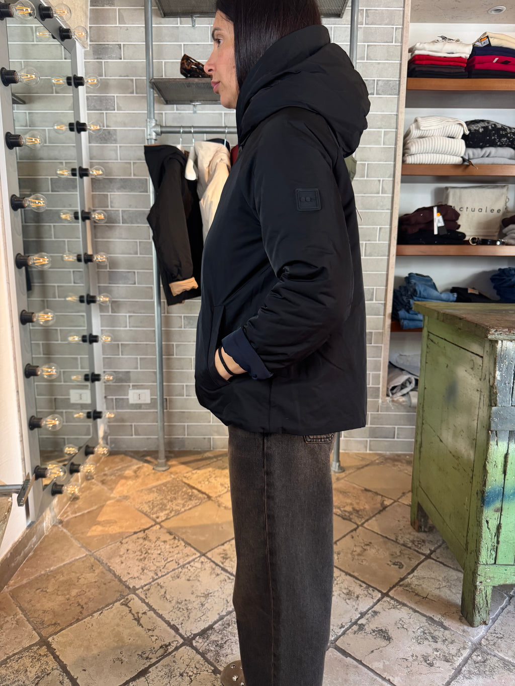 REVERSIBILE BLU NAVY NERO