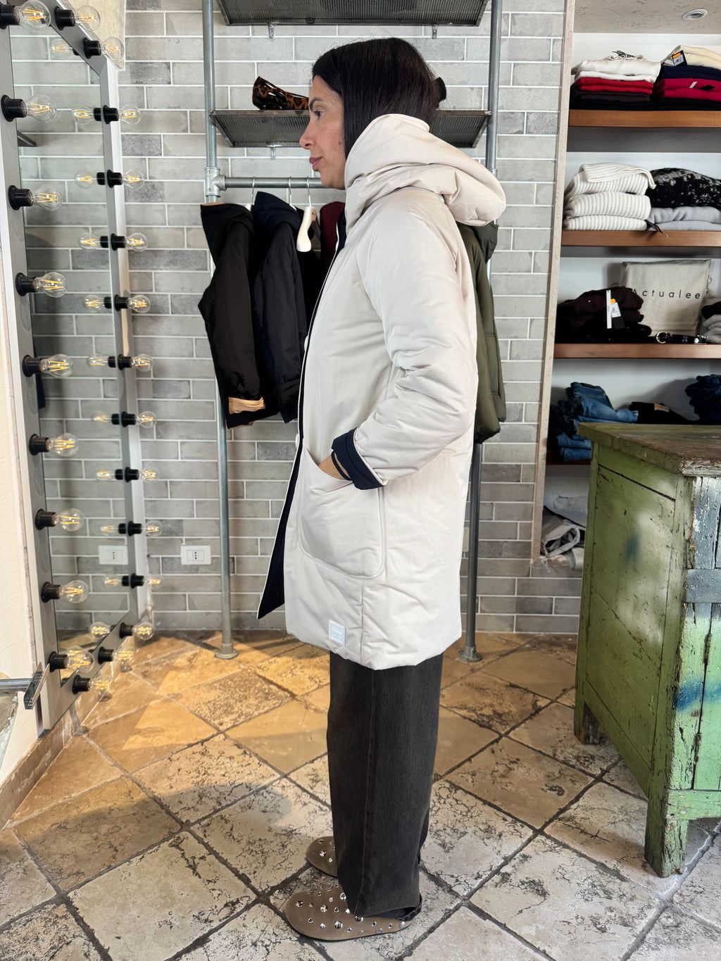 REVERSIBILE PANNA BLU NAVY