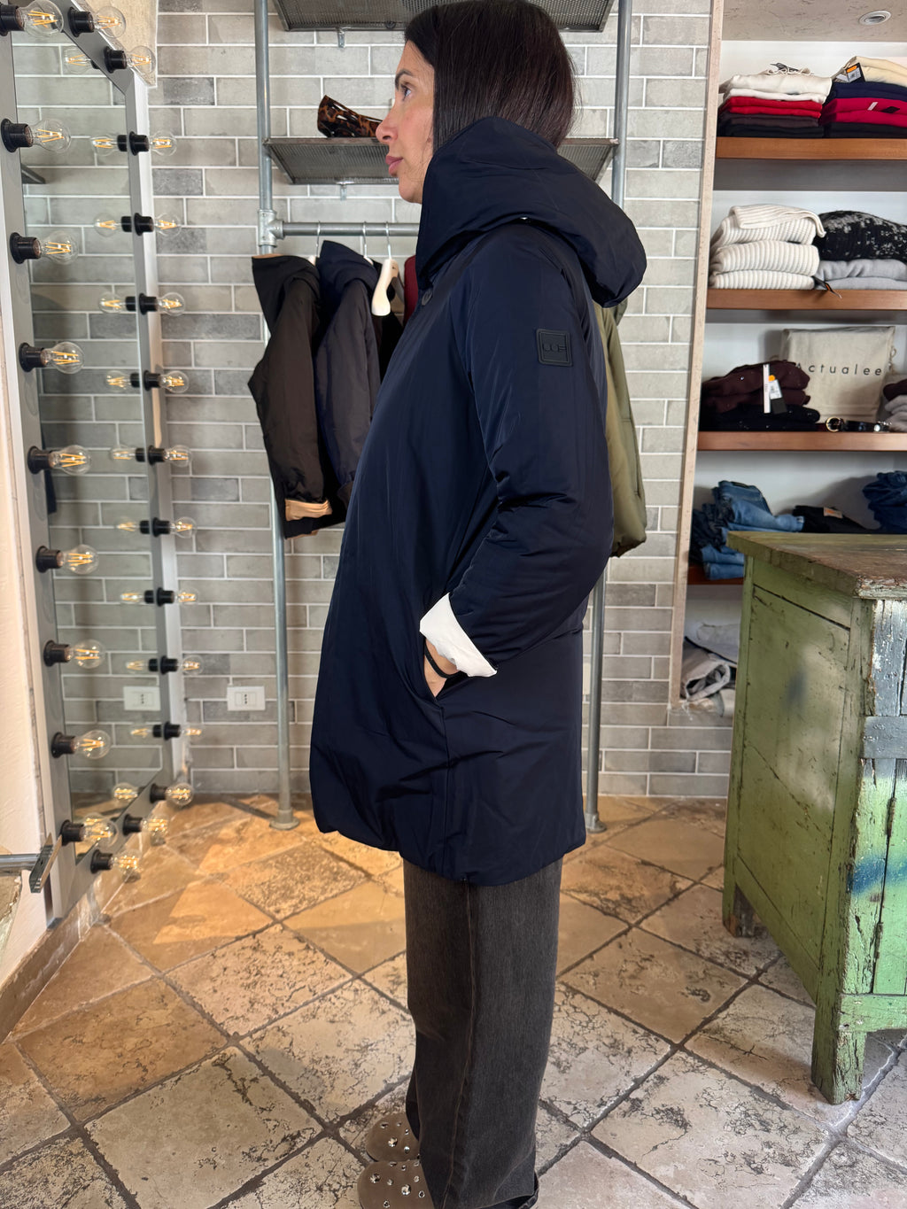 REVERSIBILE PANNA BLU NAVY