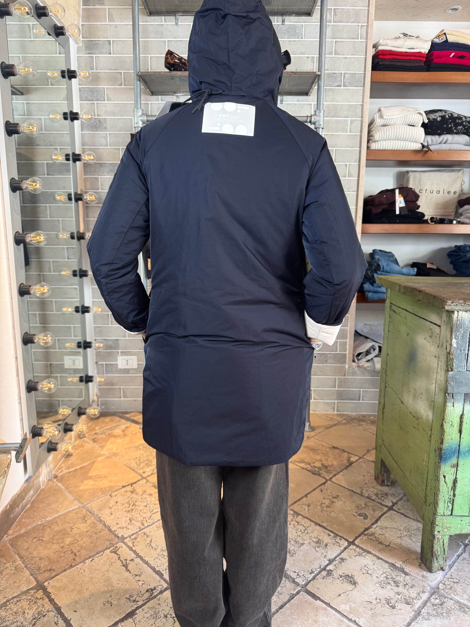 REVERSIBILE PANNA BLU NAVY