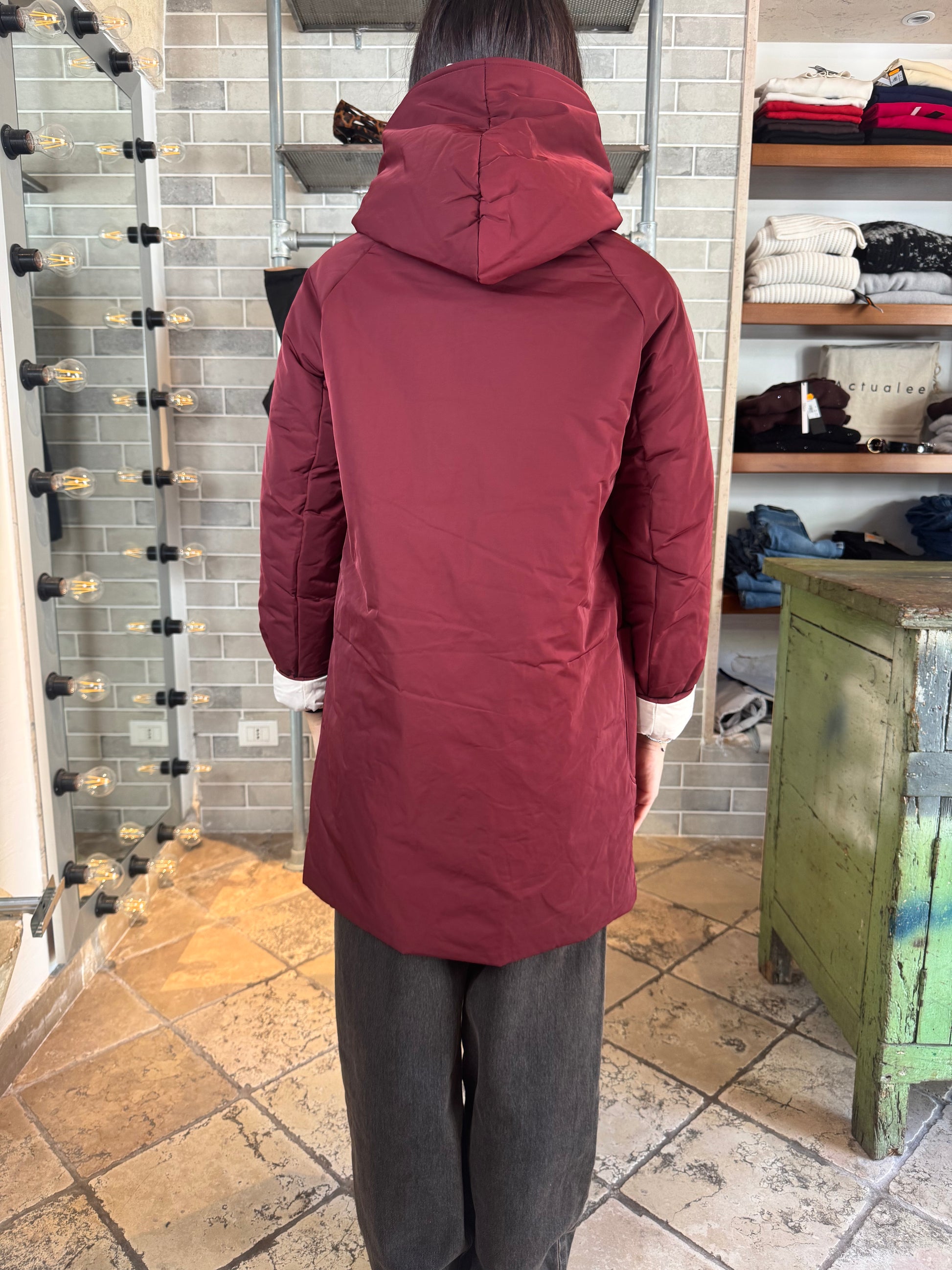 REVERSIBILE BORDEAUX PANNA