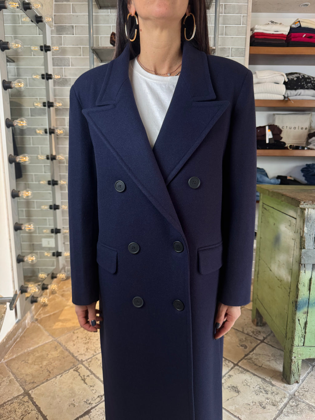 CAPPOTTO BLU NAVY