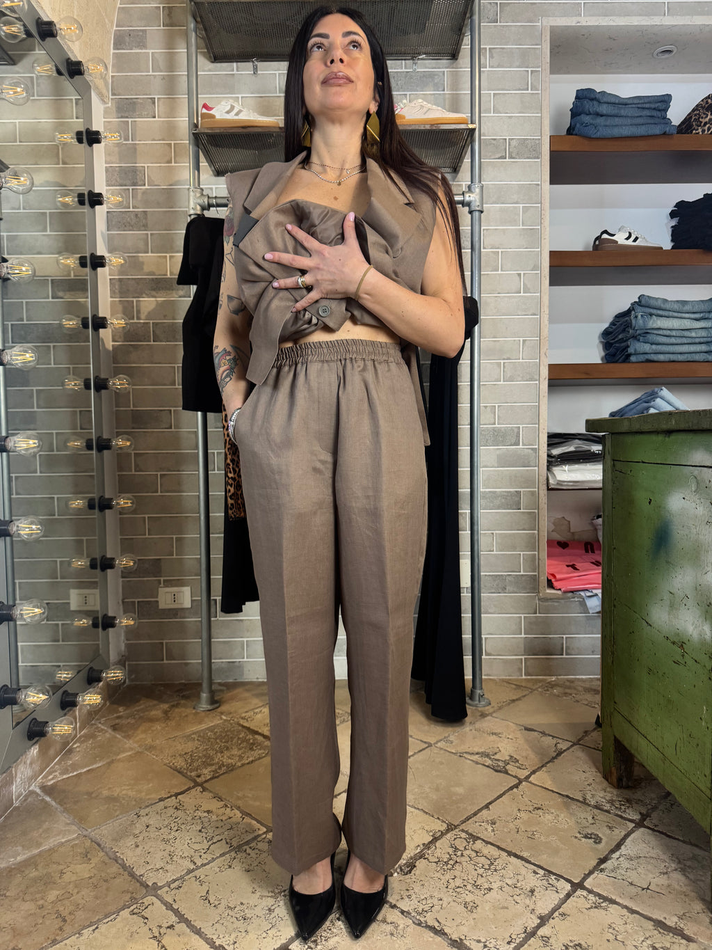 PANTALONE IL LINO