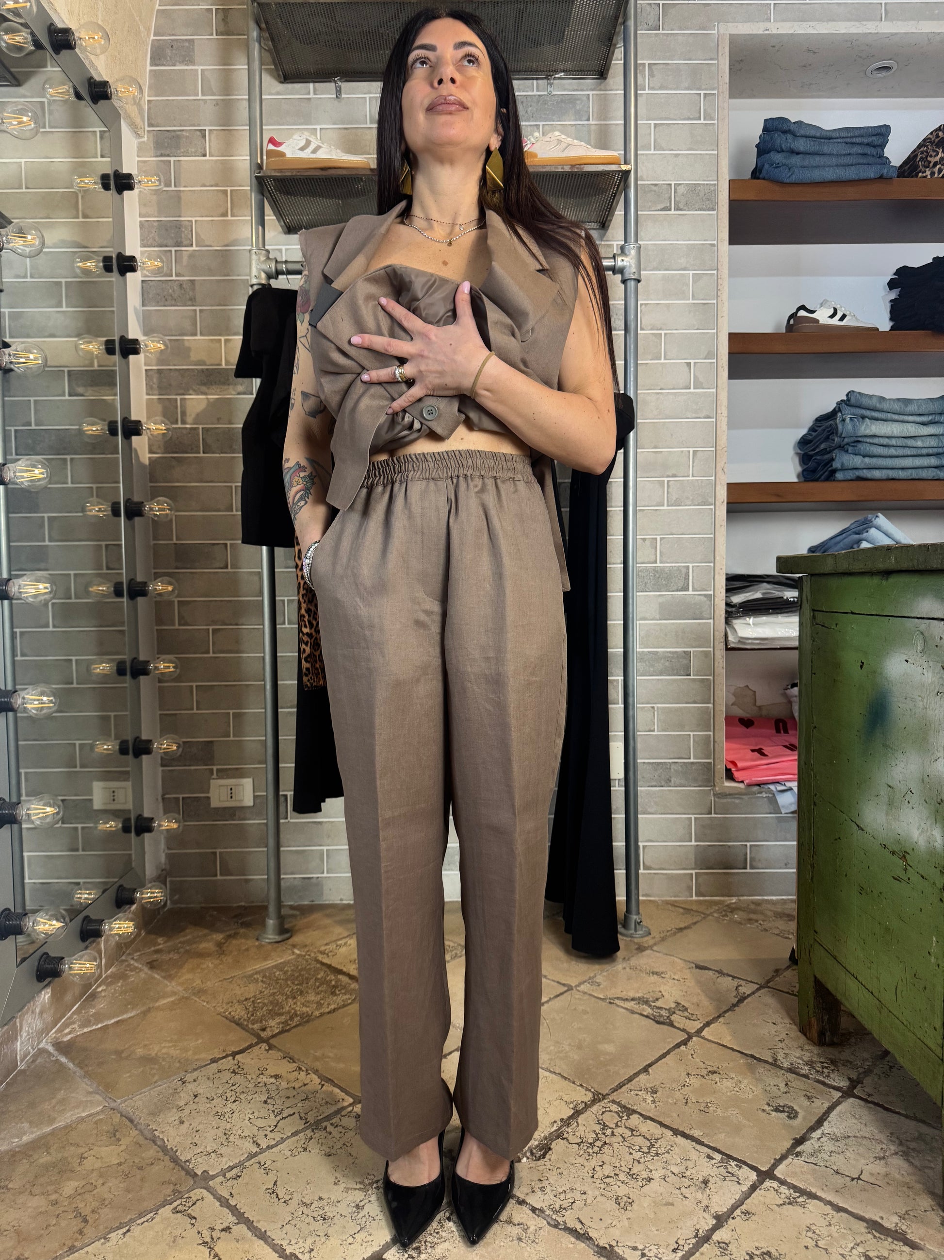 PANTALONE IL LINO